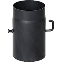 Кагла димохідний з гачком Ø120мм 2мм з низьколегованої сталі фото Кагла димохідний з гачком Ø120мм 2мм з низьколегованої сталі фото